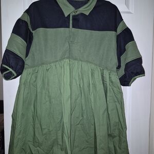 H&M Green and Black Women's Jersey Top